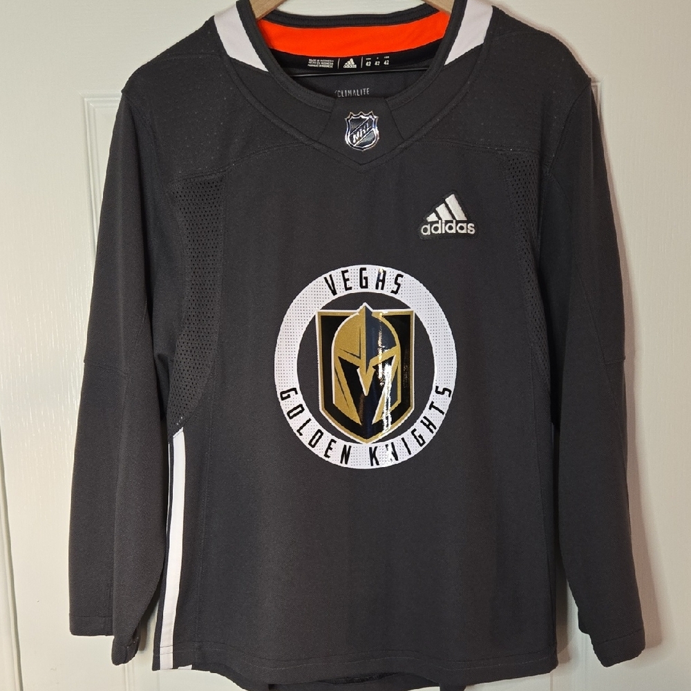 Adidas Vegas Golden Knights Jersey‎ - Grey and White